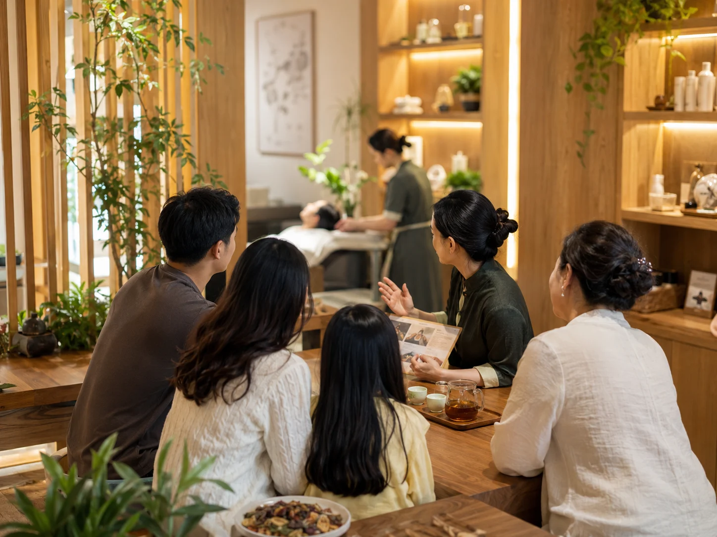 敏感头皮到店前如何表达顾虑配图：温和咨询中说明敏感、刺痛、泛红历史，好青丝福田口岸店头皮清洁服务示意
