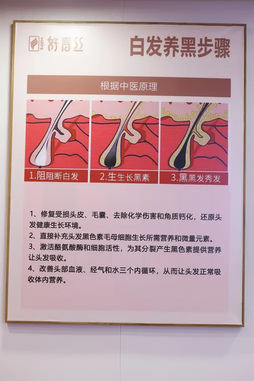 好青丝养发头疗SPA服务过程实拍：草本养发后头发颜色会变吗？颜色变化解读