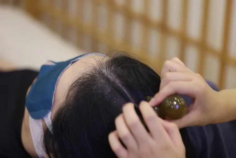 好青丝养发门头疗放松服务实拍：深圳不同区域自来水对头皮影响一样吗